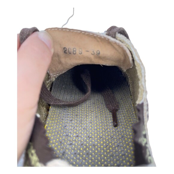 Canvas Rubber Sole Lace up Shoes Ash/White Color Made in Spain Size 7.5 -8 - Picture 5 of 6